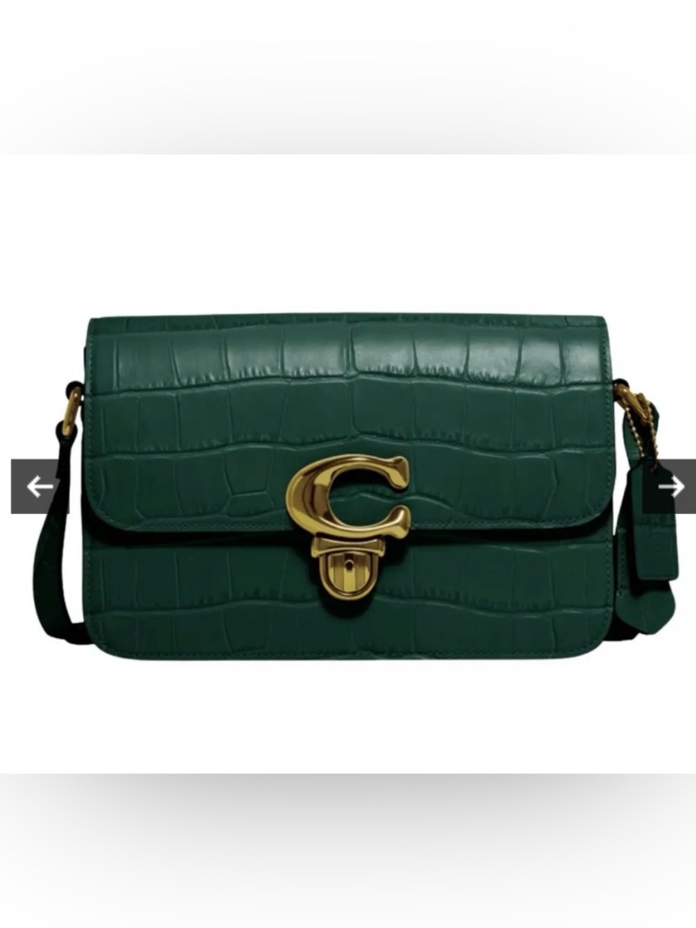 Coach Tabby Brass Olive Green